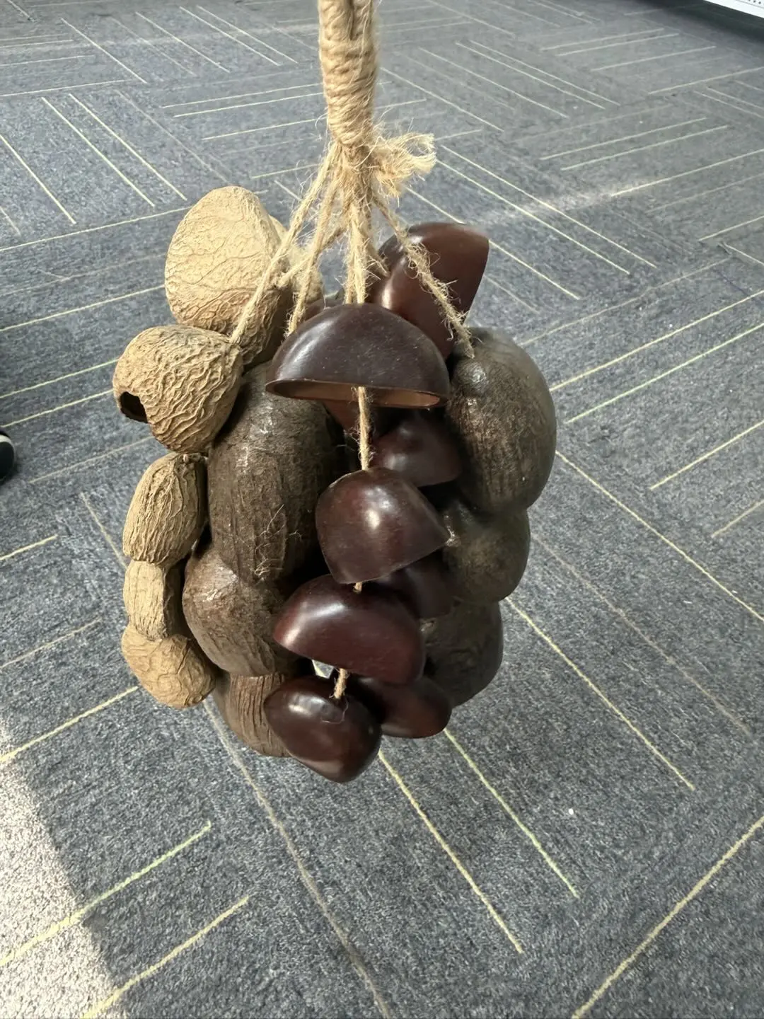 Lily(19584)gc.Natural Fruit Shell Wind Chime
