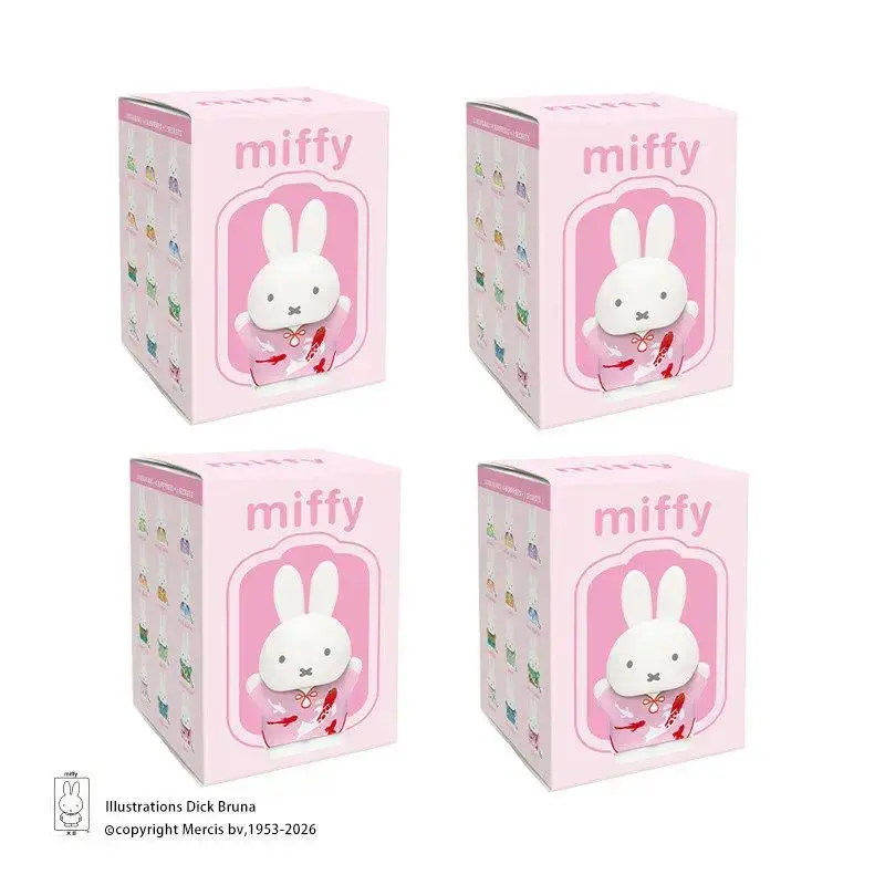 Genuine Blind Box Kawaii Miffy Cartoon Cute Doll Desktop Decoration Figure Birthday Gift Gift Toy for Girl