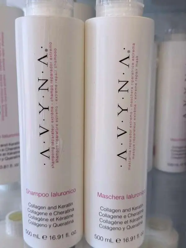 Hyaluronic Acid Haircare Set - 500mL Gentle Hair Care Cleanser Shampoo, 500mL Hydrate Reduce Frizz Repair Conditioner Mask