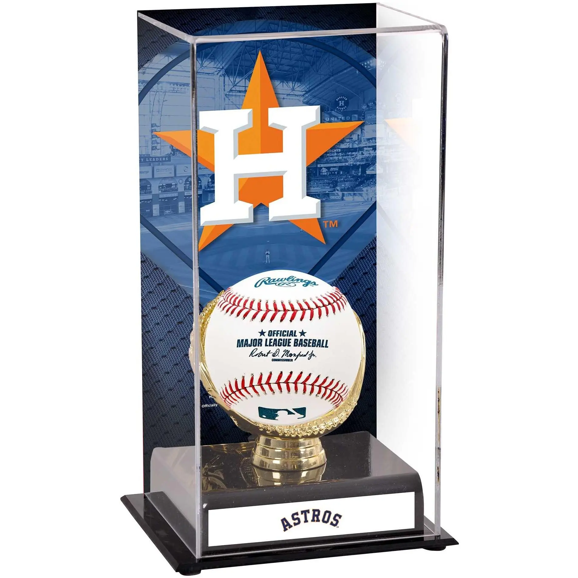 Houston Astros Sublimated Display Case with Image