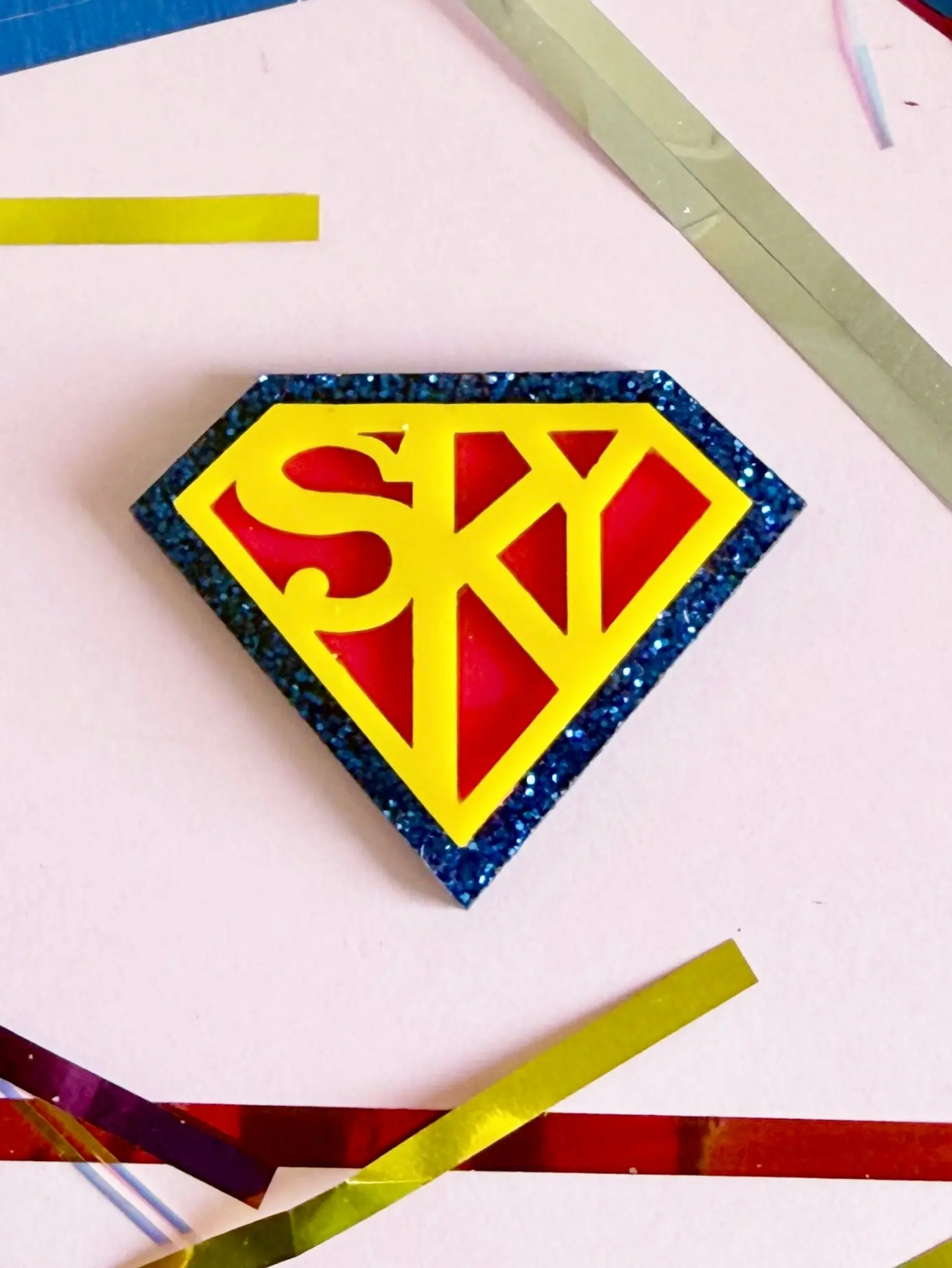Sky Superhero Lapel Pin