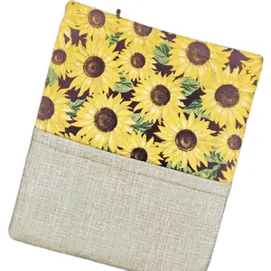 Thanksgiving /fall them book sleeve with pocket, tablet pouch with pocket, booklover ,bookish gift ,fabric.( book not included)