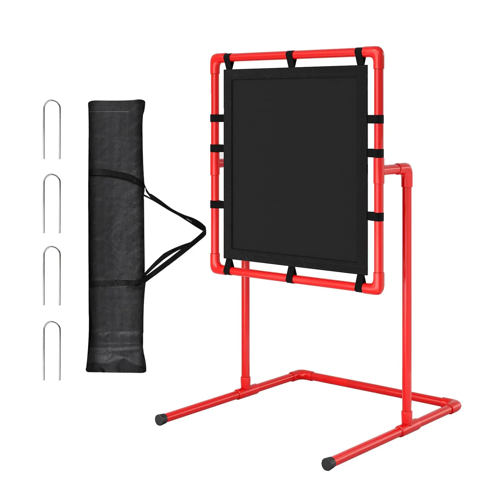 Baseball Strike Zone Target - Pitching Training Aid with Accurate Strike Zone Design, Durable & Weather-Resistant, Easy Assembly & Quick Setup, Portable, Compatible with Plastic Balls, Wiffle Ball, Blitzball for Backyard Practice (Adults, Kids)