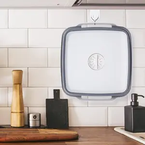 Foldable Bowl Dish Rack, Portable Water Sink, Foldable Laundry Bucket, Space Saving Storage Tray, Camping RV Kitchen Fruit Vegetable Washing, Collapsible