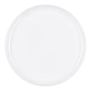 White Flat Round Disposable Plastic Pastry Plates (6.25")