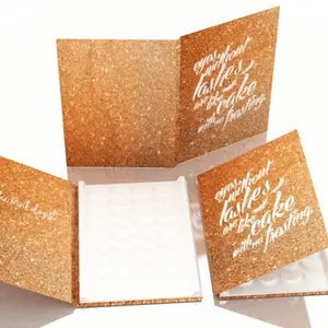 ThePinkologist Eyelash Book- Glitter Design for Organized Eyelash Storage