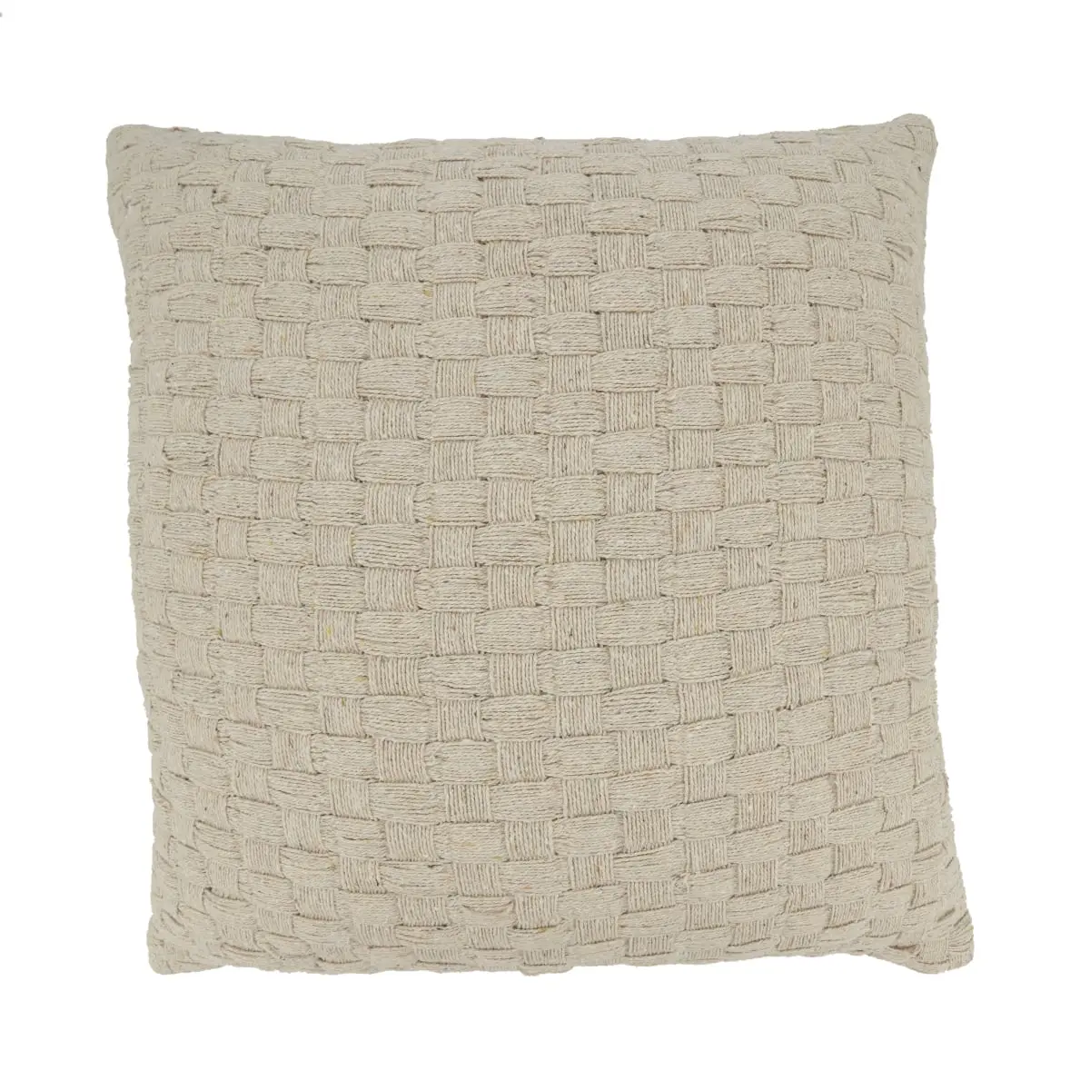 Saro Lifestyle 3830.I20SC Soft Textured Waffle Weave Pillow Cover - Ivory, Bedding & Linens Pillowcase