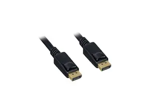 Nippon Labs 28AWG DisplayPort 1.2 Cable With Latch Male to Male, Supports 4K@60Hz, CL2 Rated, 25 ft. DP Cable - 30DP-DPDP-25