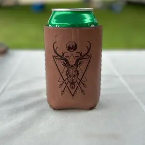 Leather Can Koozie