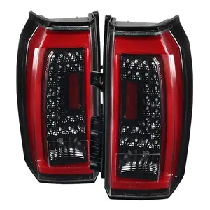 2015-2020 Chevrolet Tahoe/Suburban LS LT LTZ Premier LED Tail Lights (Jet Black Housing/Clear Lens)