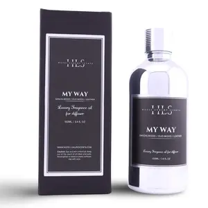 Hotel Luxury Scents - My Way Essential Oil Scent - Aromatherapy aroma diffuser Oil - Reed Sandalwood, iris, warm Virginia cedar wood, & calming scent Hotel Inspired scent- 100mL  3.4 fluid ounces (fl. oz.) USA Made & longer lasting- Zen- Premium Quality