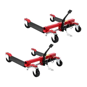 Car Wheel Dolly Jack , Mechanical 1500-Lbs Car Skates, Wheel Dolly with Hydraulic Tire Jack & Twin Rollers, Heavy Duty Rollers with Foot Pedal for Tire Auto Repair Moving