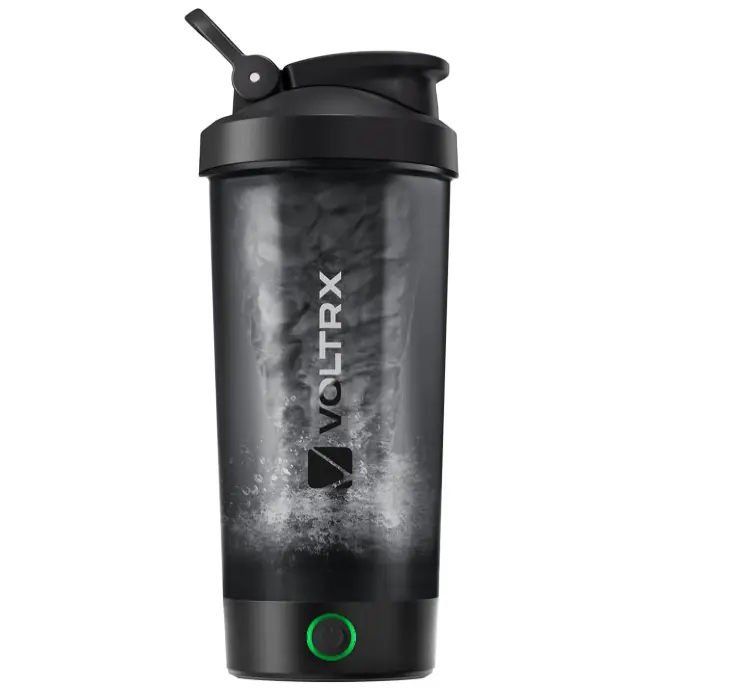 VOLTRX Protein Shaker Bottle, Merger USB C Rechargeable Electric Protein Shake Mixer, Shaker Cups for Protein Shakes and Meal Replacement Shakes, BPA Free, 24oz