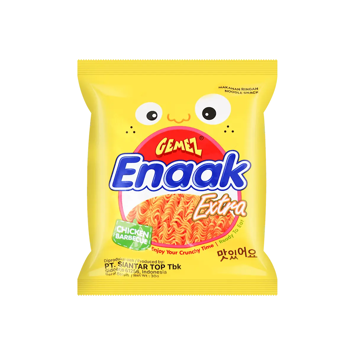 GEMEZ Indonesian Chicken BBQ Flavor Crispy Instant Noodles Snack - 30g Pack, Viral on Xiaohongshu, Addictive Snack Food