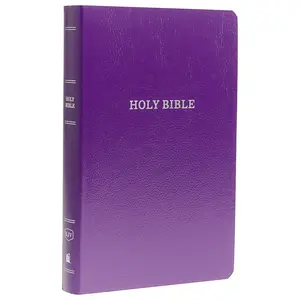 KJV Holy Bible: Gift and Award, Purple Leather-Look, Red Letter, Comfort Print: King James Version
