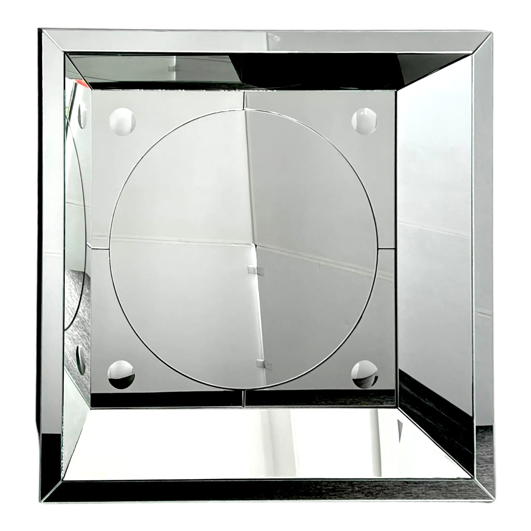 Geometric Square Mirror