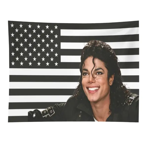 Michael Jackson , Pink USA  Tapestry, King of Pop Wall Decor, Music Legend Poster, Vintage Singer Room Decor