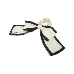 Pre-owned CHANEL Silk Small Leather Goods Scrunchie