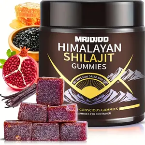 Himalayan Shilajit Gummies, Sucrose Free, Sweetened With Manuka Honey, Clean Recipe, Fulvic Acid And Humic Acid
