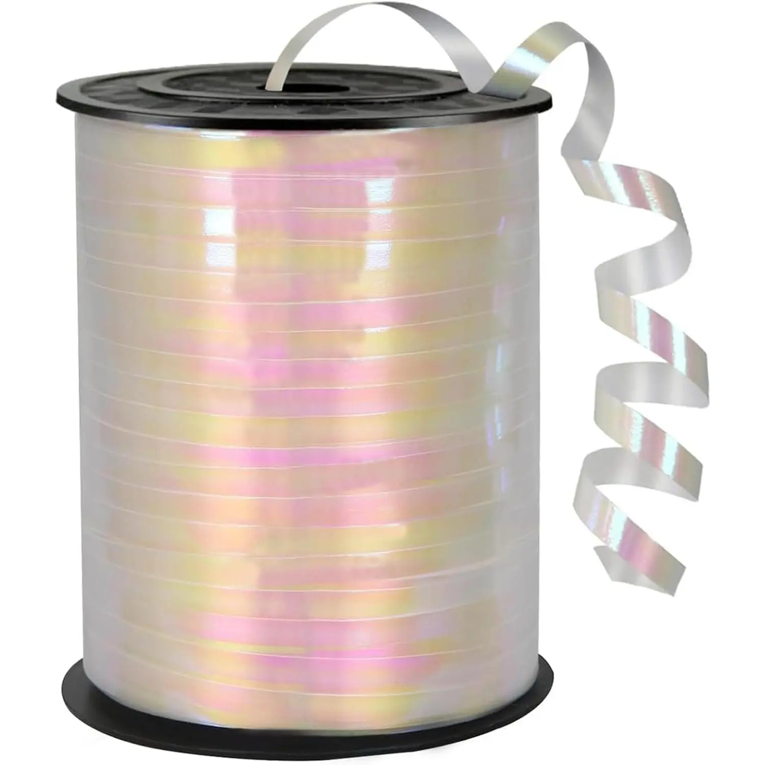 500 Yard Iridescent White Ribbon Curling 1/5 Inch Balloon String Valentines for Gift Wrapping Wedding