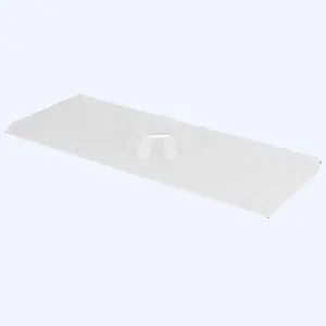 Naikit's Small (14 inch) Clear Silicone Kitchen Sink mat Splash Guard is a Great Water drip Catcher and Counter Protector for bathrooms RVs, and farmhouses. Measure Faucet Base Before Purchase.