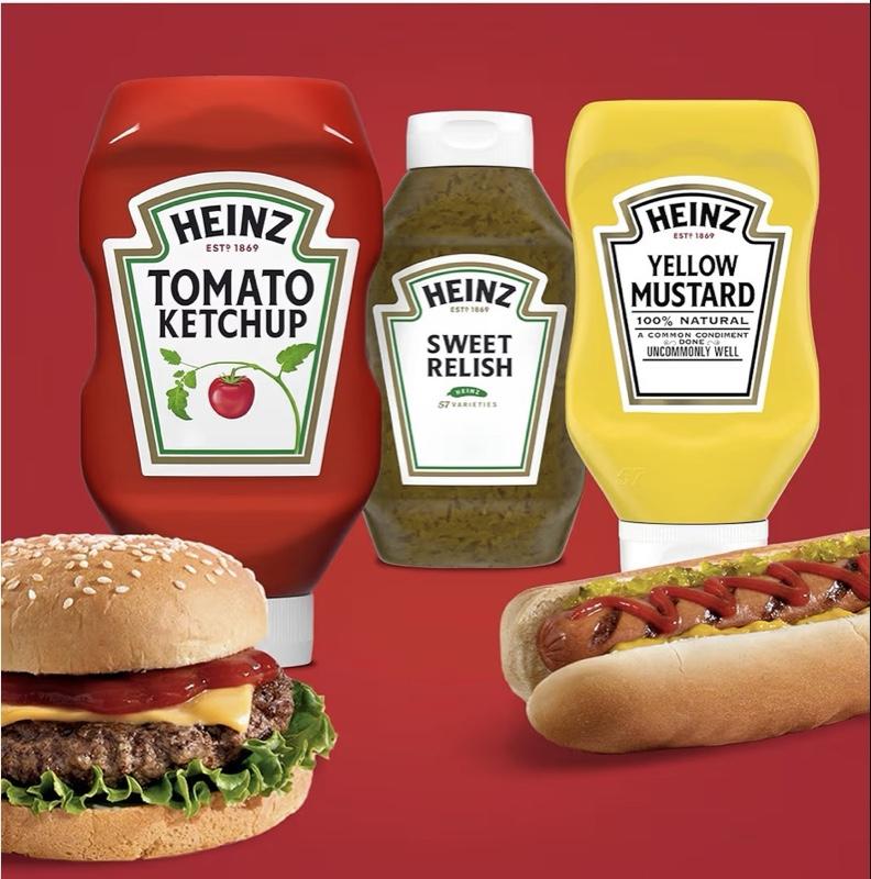 Tomato Ketchup, Sweet Relish & Yellow Mustard Grill Pack, 3 ct Pack