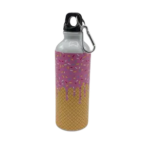 Pink Baseball Drip Water Bottleer - Fun Design for Drinkware and Cup Use