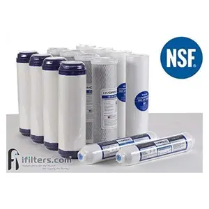 Hydronix 5 Stage RO Reverse Osmosis Water Filter Replacement NSF 14 Filters 1-2 yr Supply