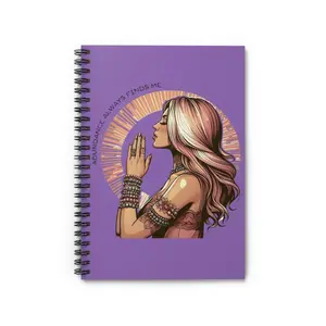 Abundance Always Finds Me Spiral Notebook - Ruled Line | Motivational Journal for Self-Reflection, Gratitude, Mindfulness, Gift for Her, Inspirational Diary