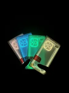 Clear Glow In The Dark Stylish Silicone iPhone Case