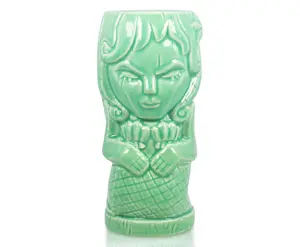 Geeki Tikis Green Mermaid Fantasy Mug | Ceramic Tiki Style Cup | Holds 15 Ounces
