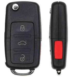 KEYS4LESS Replacement Flip Key Fob for Volkswagen Jetta 2011 2016 Fcc NBG010180T Part Number 5K0837202 5K0837202AK 5K0837202AE
