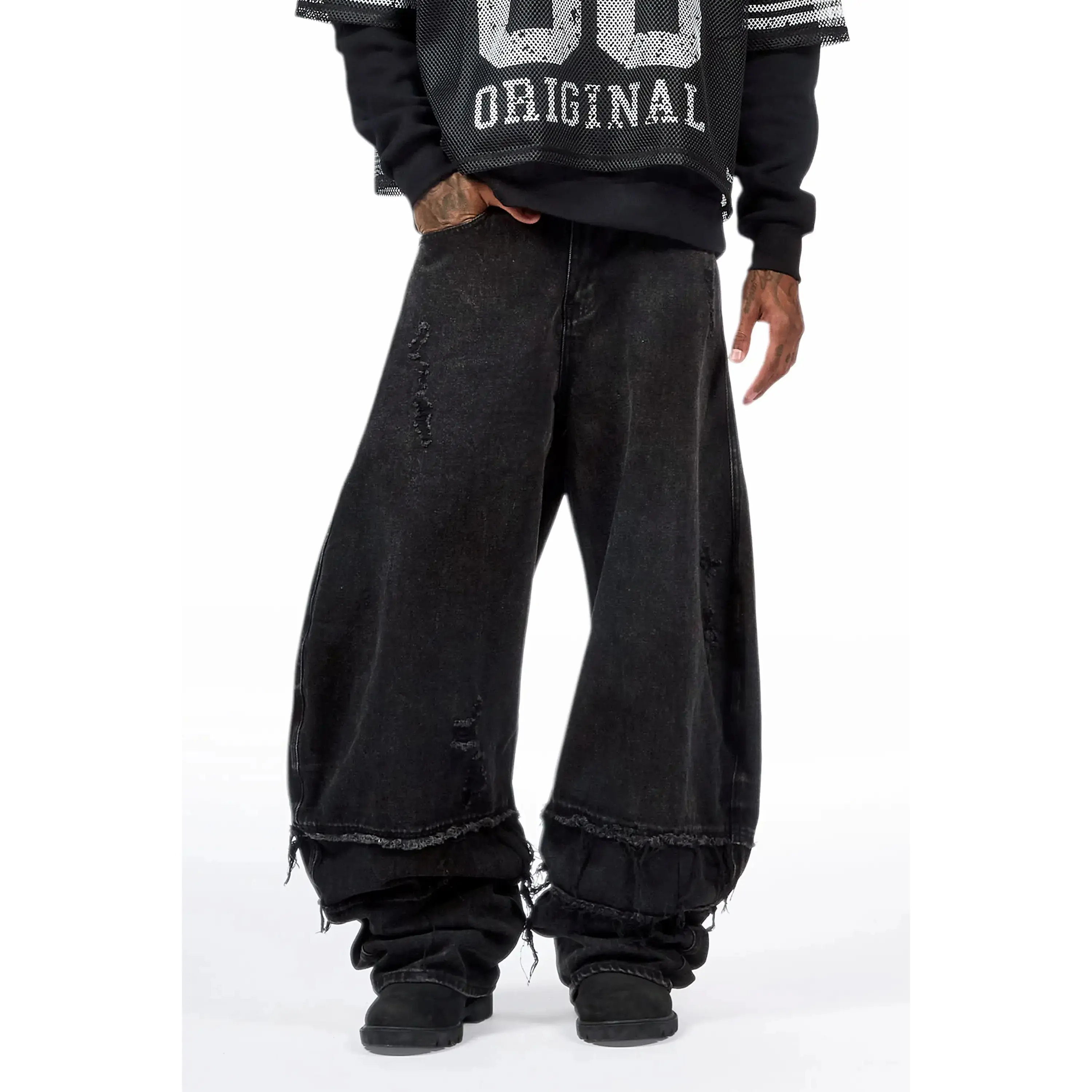 Novacane Black Barrel Fit Jean