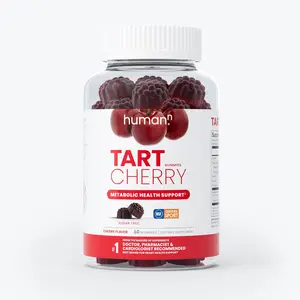 Humann Tart Cherry Gummies - Metabolism & Blood Sugar Support, Sugar-Free Cherry Flavor, Doctor-Formulated Supplement, 60 Count