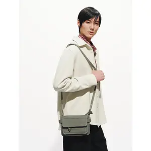 URBAN REVIVO 2026 Summer Men's Vintage Cargo Rope Knot Crossbody Bag UAMB60009