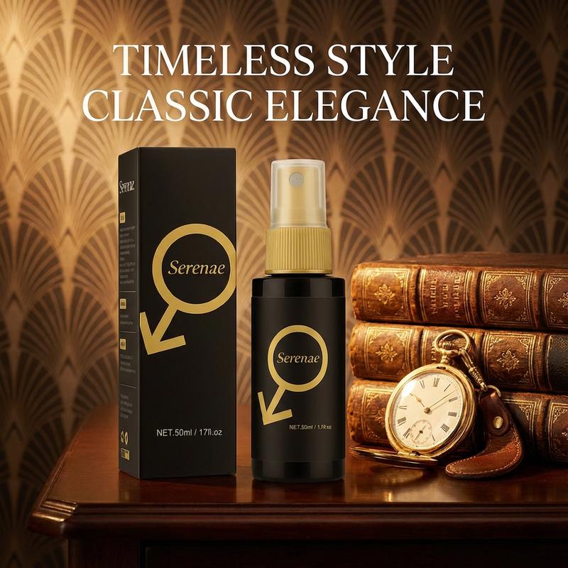Serenae Pheromones Infused Fragrance Charming Confidence Attract Men Women Long Lasting Cologne for Both Genders 50ml