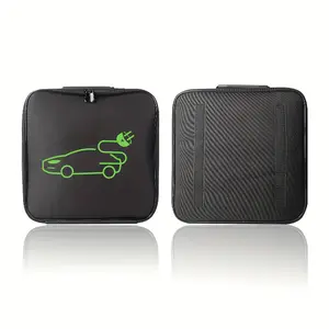 Car Cable Organizer Bag Set, Includes Ev Charging Cables, Vehicle Storage Pouch, Cord Management Solution