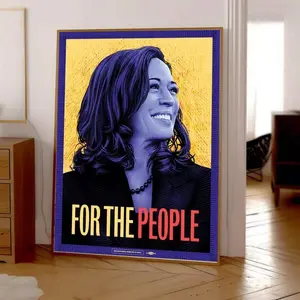 Vintage Kamala Harris Poster for the People Election Campaign Poster