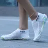 Women's Letter Print Hollow Out Slip on Water Shoes, Casual Sporty Breathable Quick Drying Water Shoes, Outdoor Barefoot Shoes for Swimming, Fishing, Hiking, Water Aqua Shoes, Lightweight Swim Shoes, Water Footwear