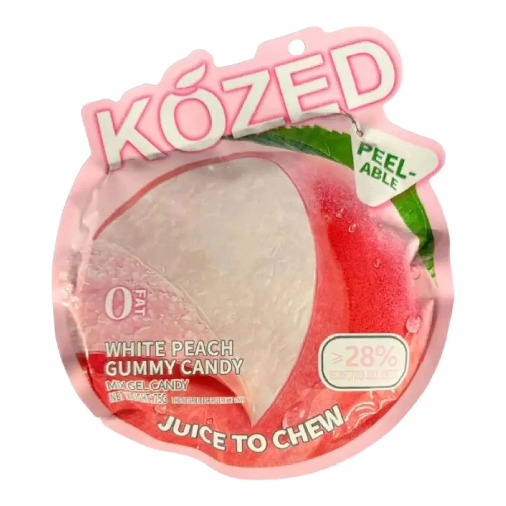 Kozed Peelable Gummy Candy – 7 Flavors , Fun Fruity Roll Party