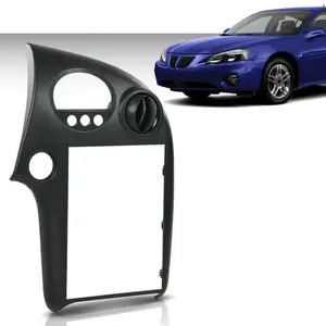Fit For 2004-2008 Pontiac Grand Prix Black Center Dash Radio Bezel w/ 3 Buttons