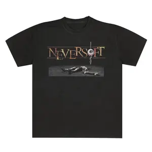 Neversoft T-Shirt, Logo Gaming Tee, Gifts Shirt, Unisex Vintage Graphic Tees Gothic Grunge Y2k Emo Scene Amity Affliction Style Clothes Men Women Streetwear