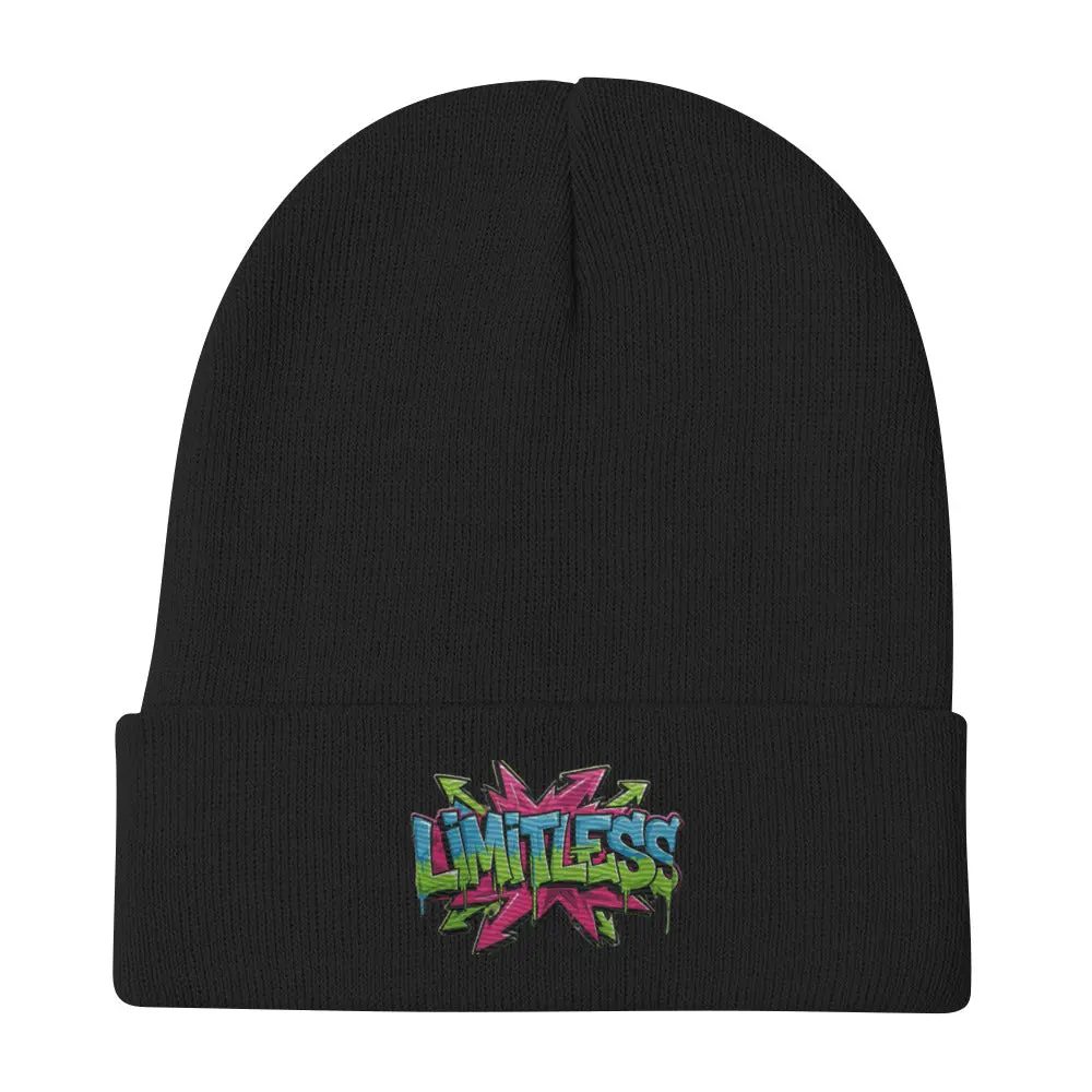 Limitless Neon Graffiti Beanie
