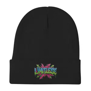 LIMITLESS Neon Graffiti Beanie