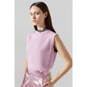 Glitter Knitted Top - Pink