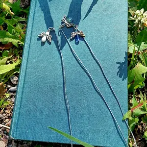 Winged Charm Wire Bookmark