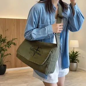 Waymaker Canvas Scout Messenger Bag