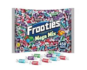 Frooties Mega Mix - 450 Pieces Assorted Fruit Flavor Chewy Candy - Over 3 lb. Bag of Bulk Treats - 50.06 oz