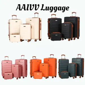 AAIVV 4pcs ABS Hardside Spinner Luggage Set with TSA Locks, Lightweight Hardshell Travel Suitcase, Abs Luggage AAIVV 4pcs ABS Hardside Spinner Luggage Set with TSA Locks, Lightweight Hardshell Travel Suitcase, Abs Luggage