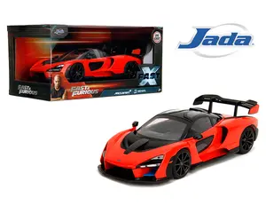 Jada 1:24 McLaren Senna Orange Fast & Furious: Fast X Diecast Model Car Collectible